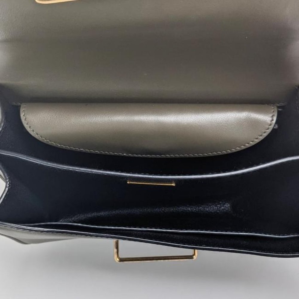 SOLD Prada Cahier Medium Militare Green Crossbody Bag - Picture 3 of 10